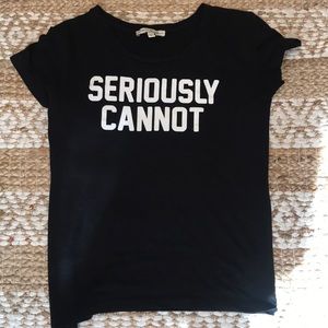 Black express T-shirt xs